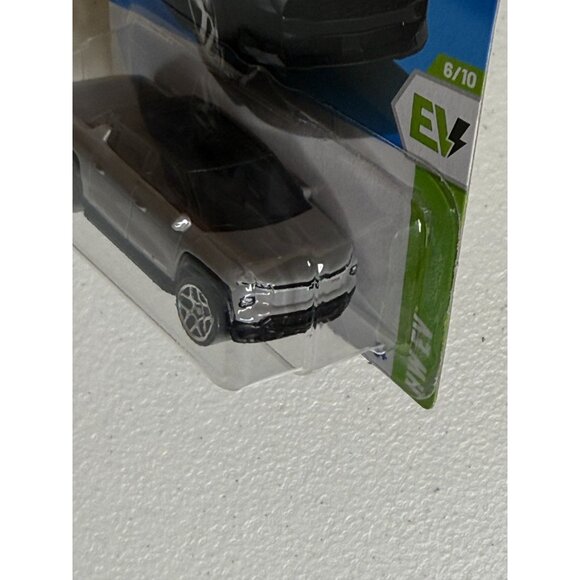 Hot Wheels 2024 Silverado EV RST HW EV 6/10 Gray Diecast New on Card - Picture 4 of 5